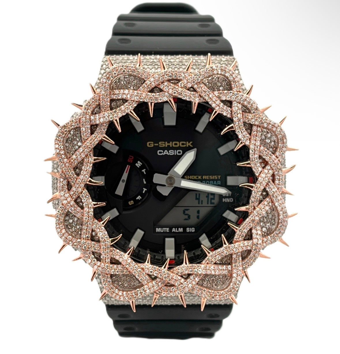 VVS-1 Moissanite Diamond Watch With Box & Papers