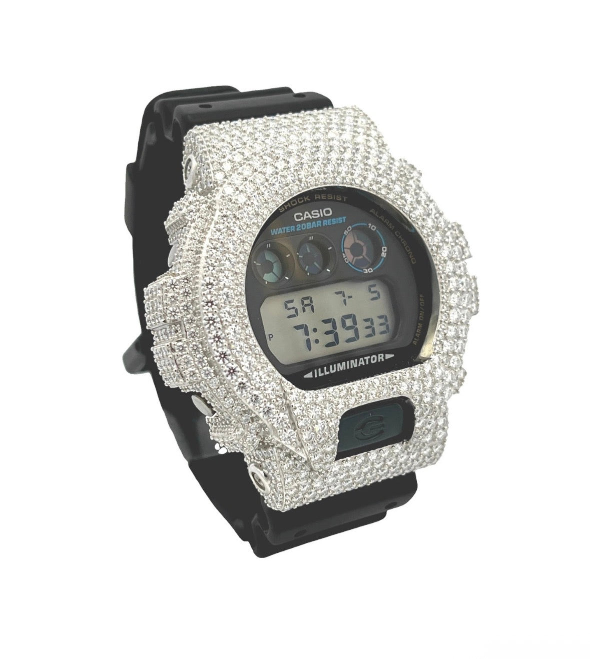 VVS-1 Moissanite Diamond Watch With Box & Papers