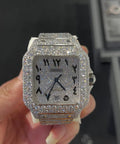 VVS-1 Moissanite Watch With Box & Papers (WATCH ARRIVES WITH LOGOS)
