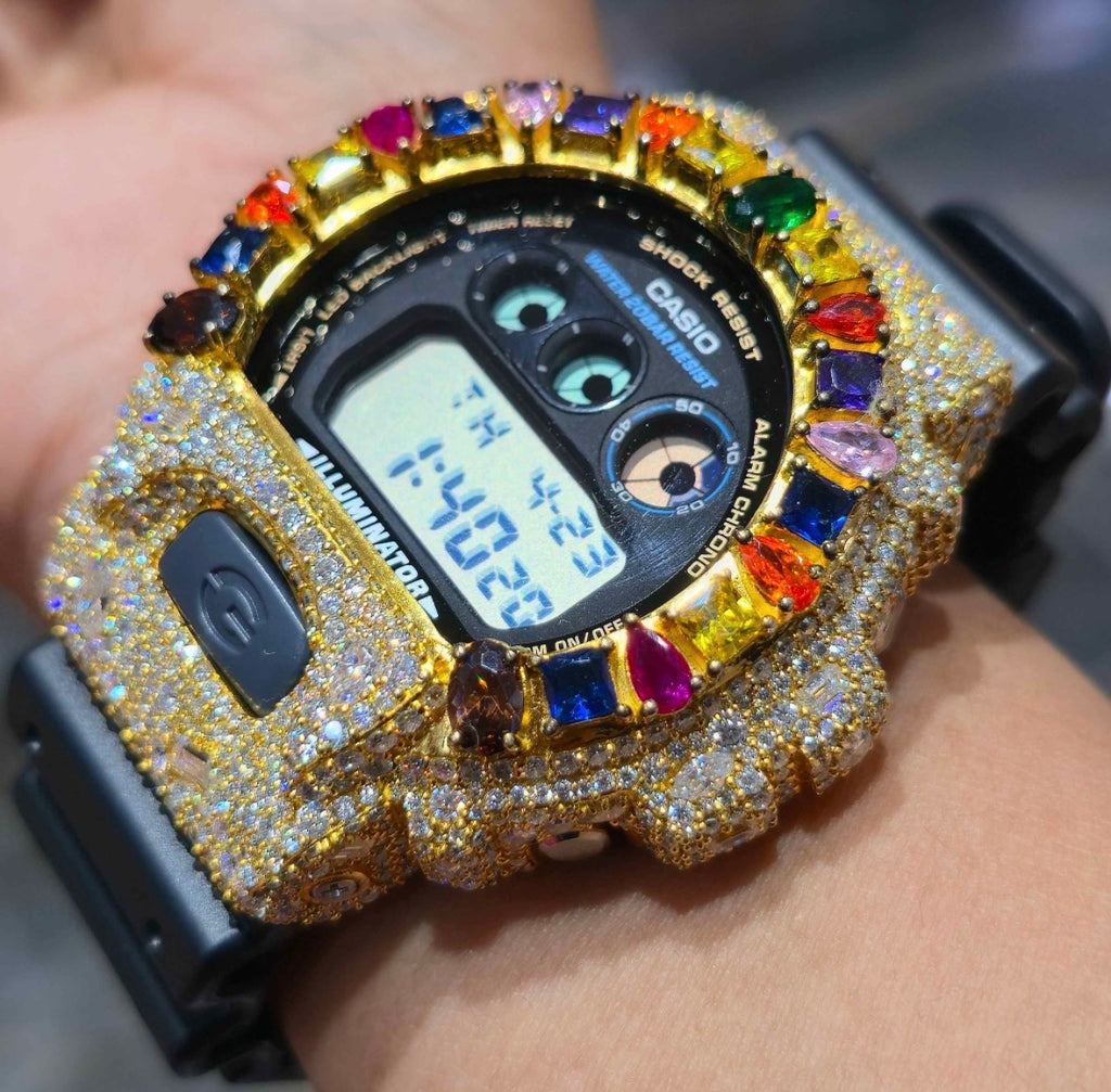 VVS-1 Moissanite Diamond Watch With Box & Papers