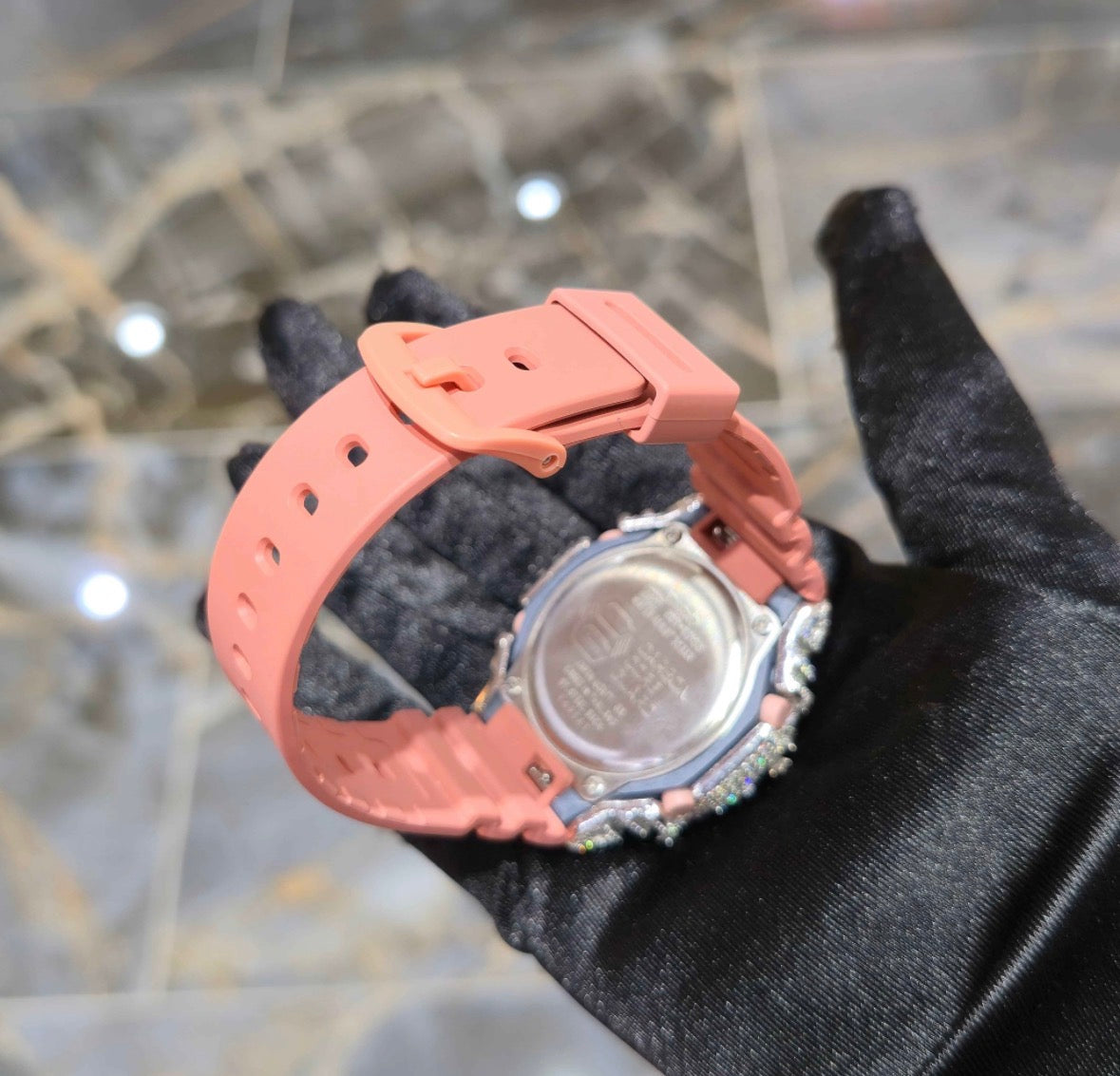 Moissanite Custom  Bezel G-Shock Watch