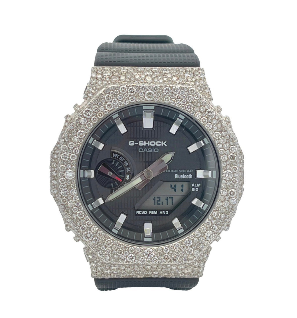 VVS-1 Moissanite Diamond Watch With Box & Papers