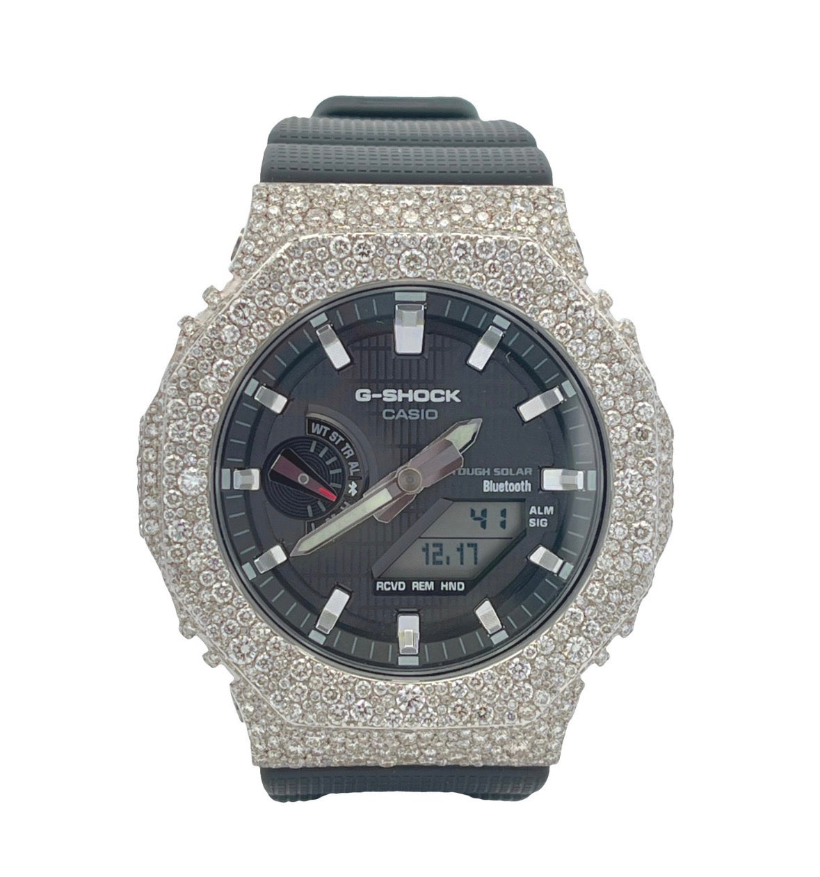 VVS-1 Moissanite Diamond Watch With Box & Papers