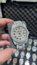 VVS-1 Moissanite Diamond Watch with Box & Papers