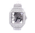 Moissanite Skeleton Watch
