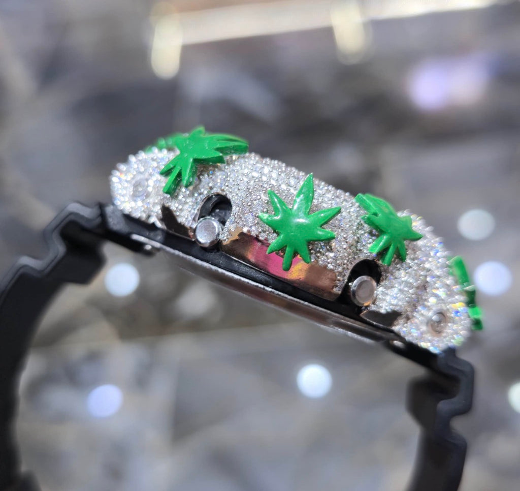 Moissanite Custom  Bezel G-Shock Watch