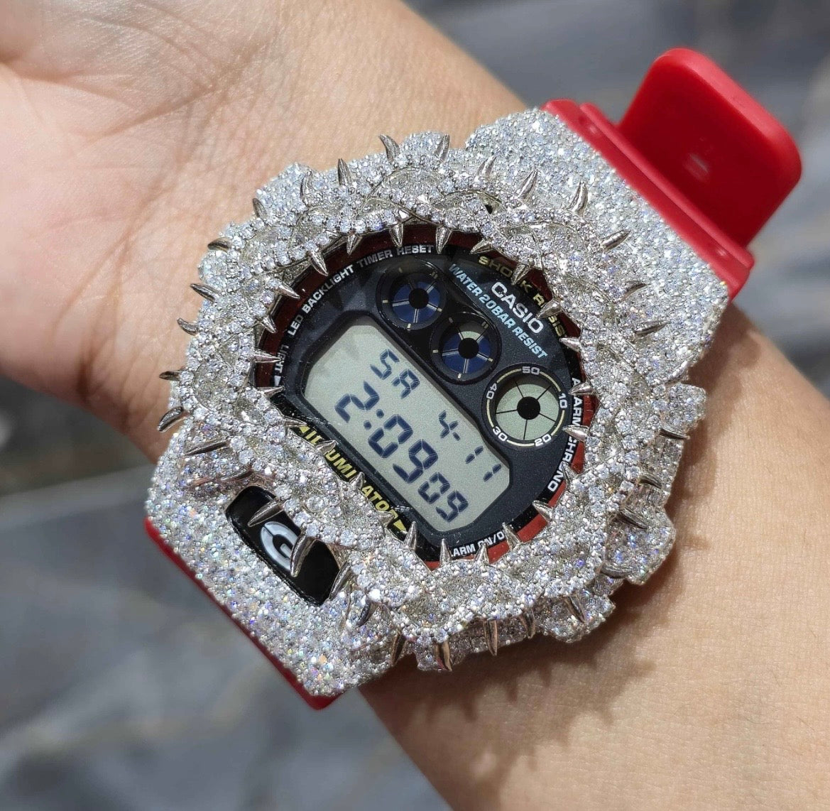 VVS-1 Moissanite Diamond Watch With Box & Papers