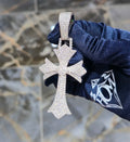 Moissanite 5.78 ctw Excellent Cross Fine Pendant