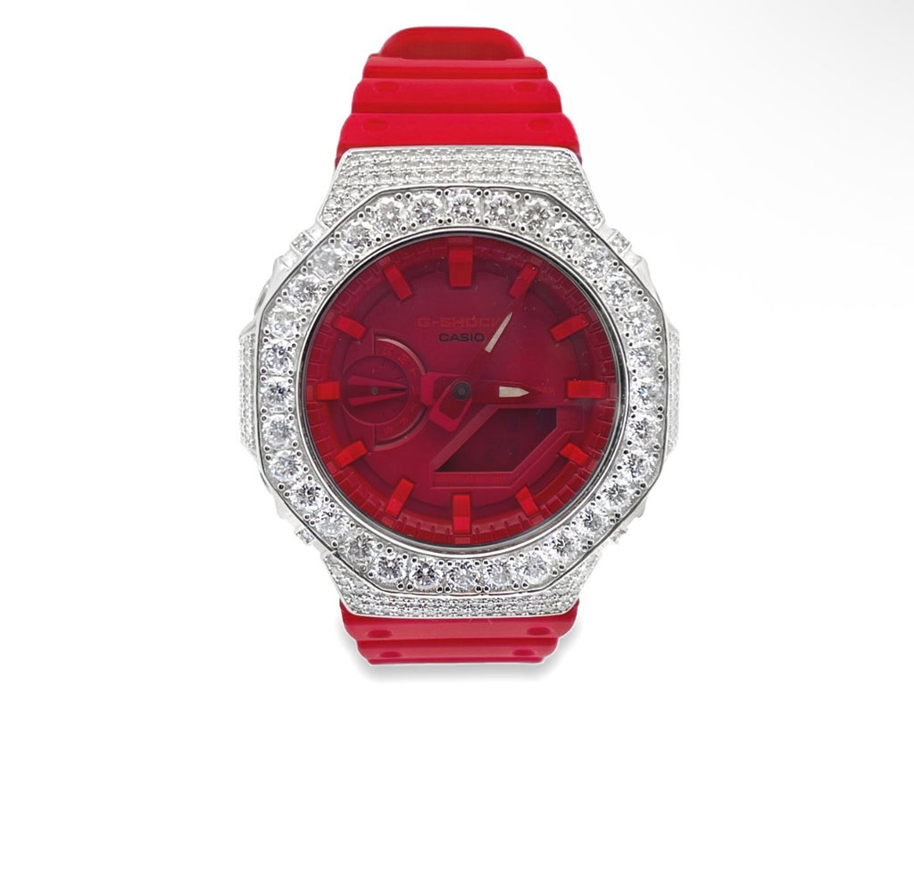 VVS-1 Moissanite Diamond Watch With Box & Papers