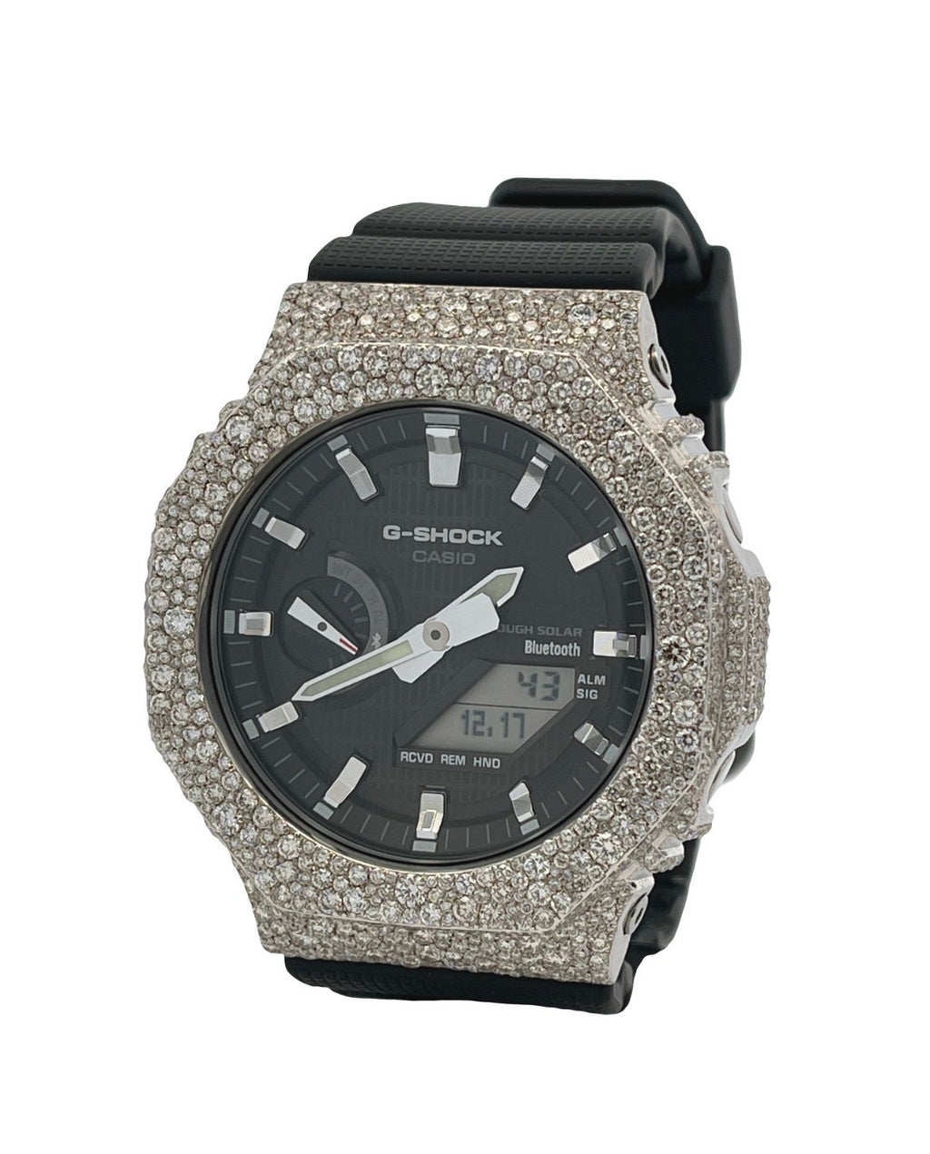 VVS-1 Moissanite Diamond Watch With Box & Papers