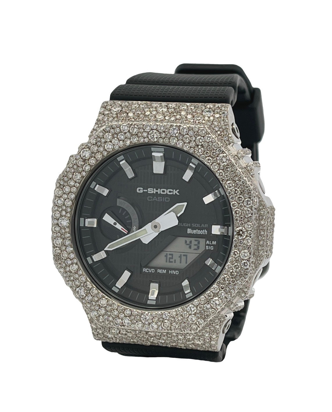 VVS-1 Moissanite Diamond Watch With Box & Papers