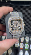 VVS-1 Moissanite Diamond Watch with Box & Papers