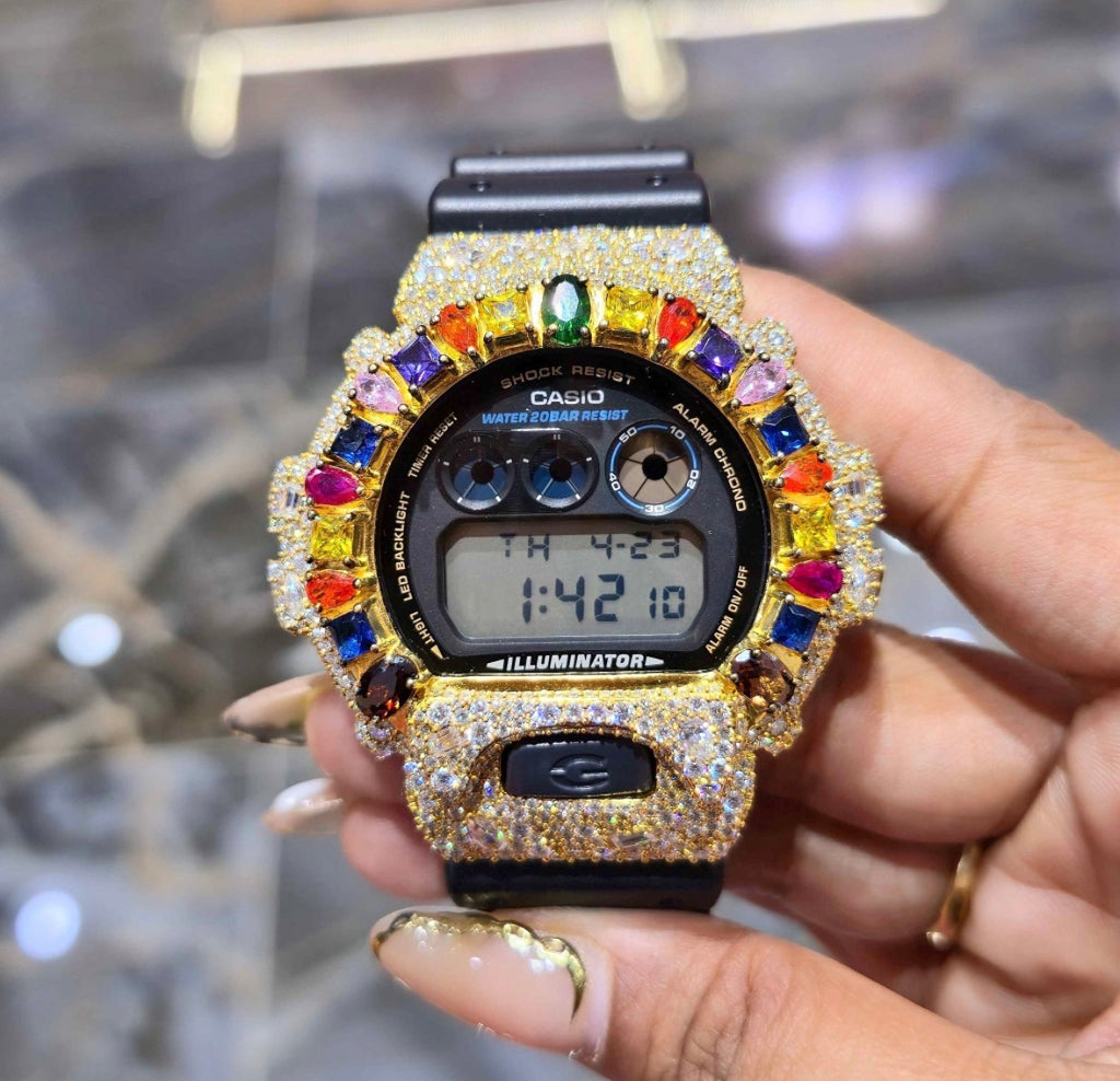 VVS-1 Moissanite Diamond Watch With Box & Papers