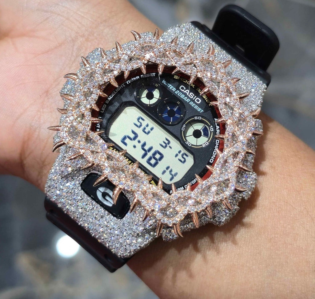 VVS-1 Moissanite Diamond Watch With Box & Papers