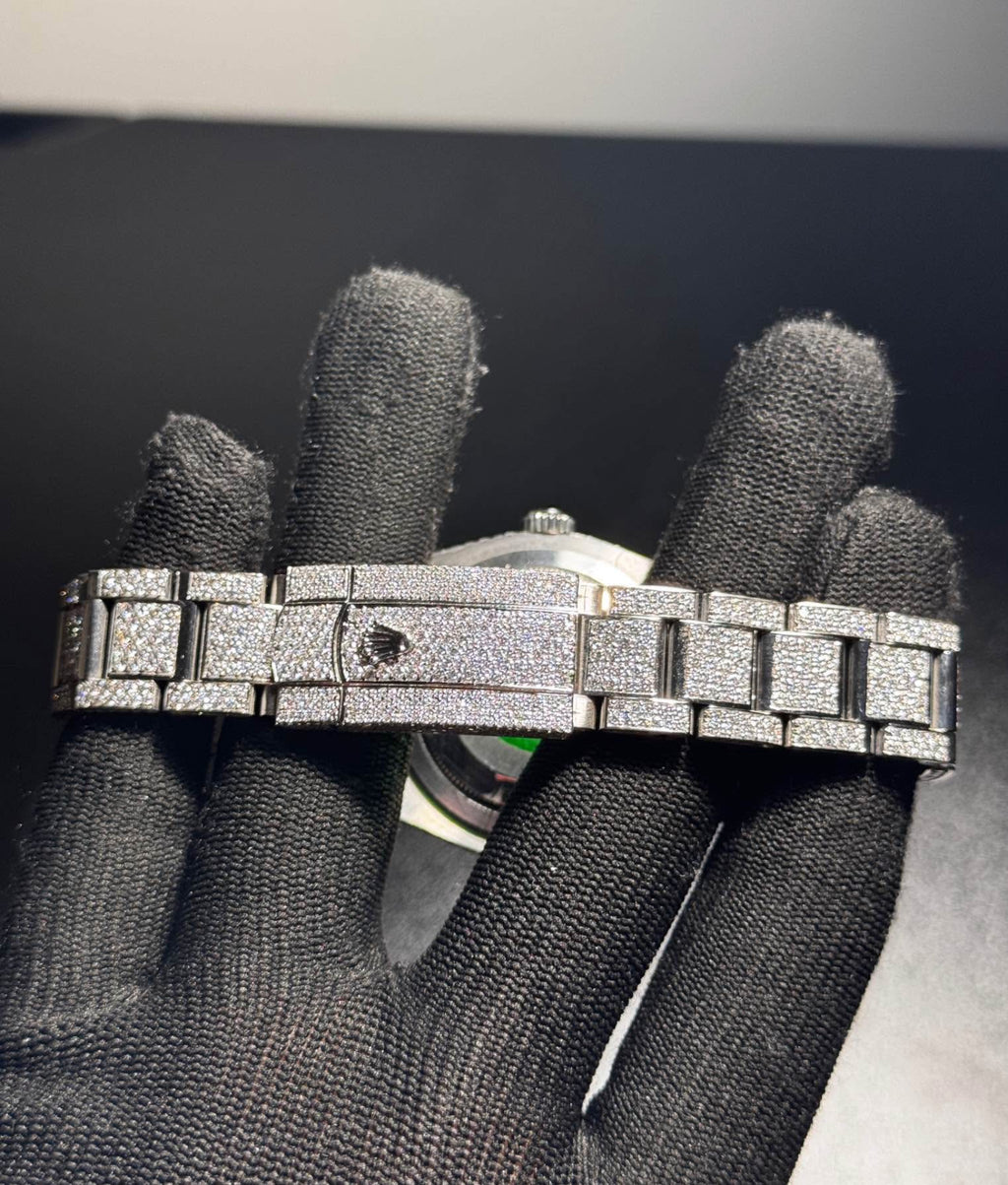 VVS-1 Moissanite Watch With Box & Papers