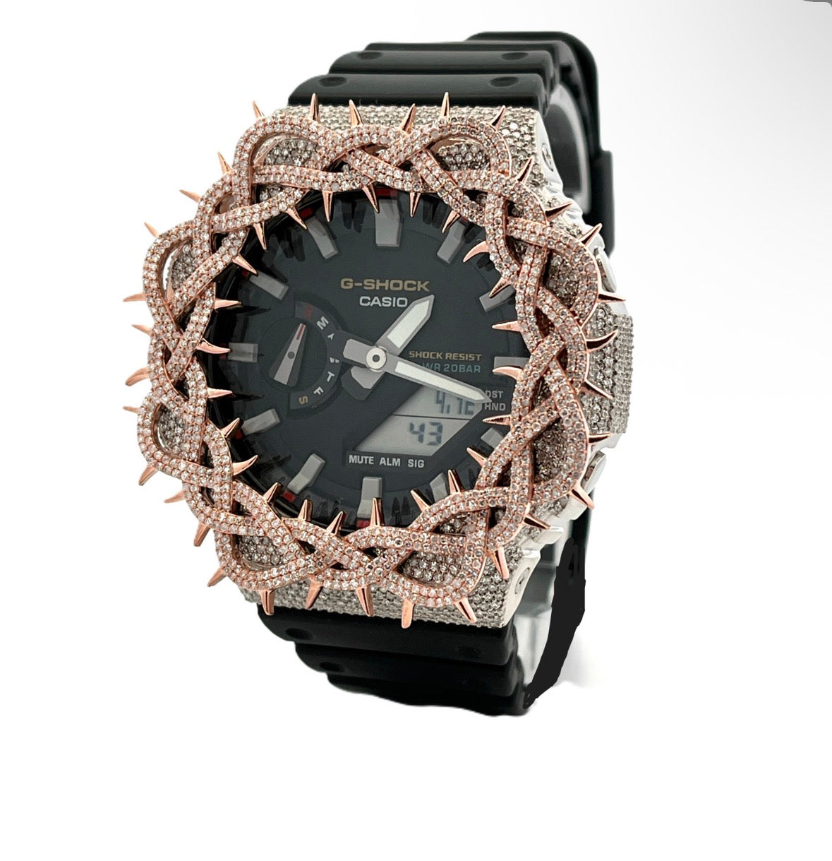 VVS-1 Moissanite Diamond Watch With Box & Papers