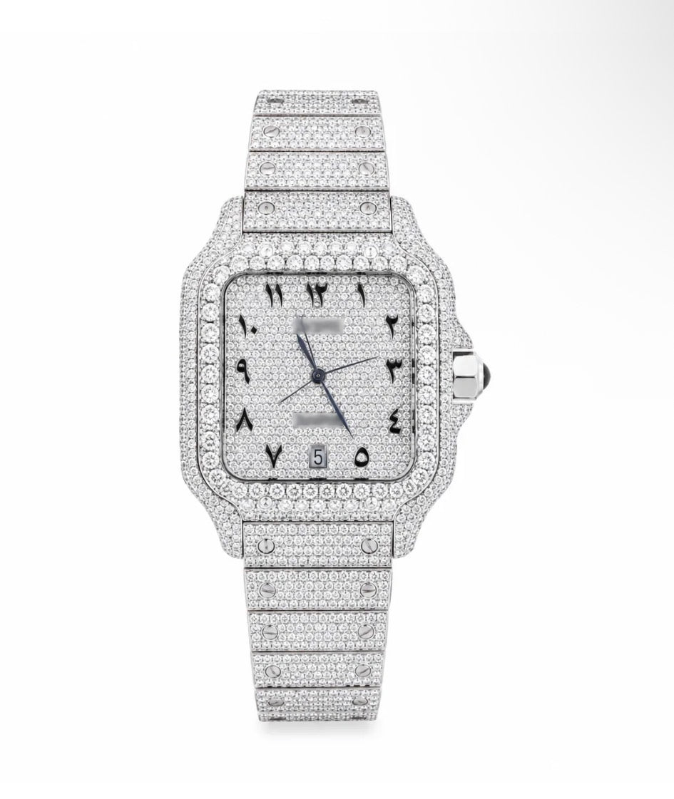 Moissanite Arabic Watch